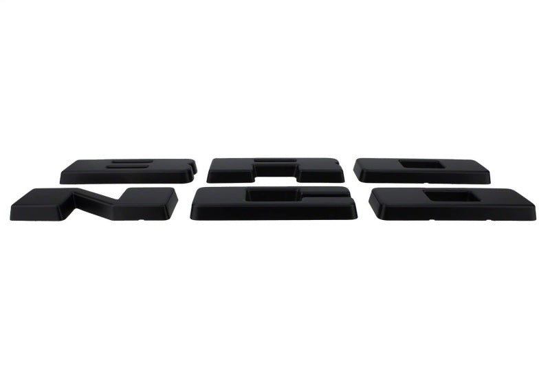 Ford Racing 2021+ Bronco Grille Lettering Overlay Kit - Black Ford Racing FRPM-1447-BLMB