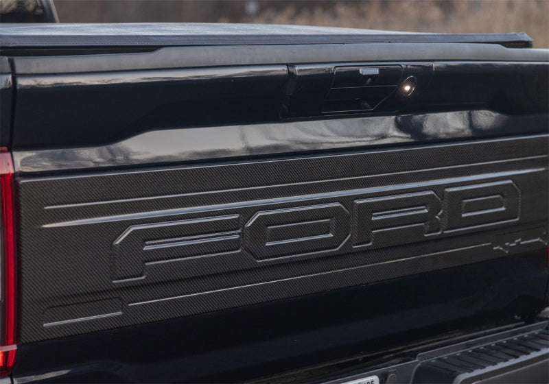 Ford Racing Ford Racing 21-24 Ford F150 Raptor Carbon Fiber Tailgate Panel - Gloss