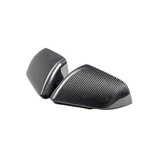 Load image into Gallery viewer, Ford Racing 24-25 Mustang (w/Integrated Turn Signals) Carbon Fiber Mirror Skull Caps - Gloss Ford Racing FRPM-17740-MTG