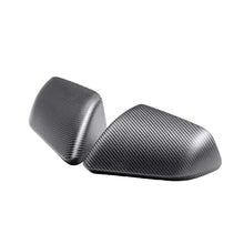Load image into Gallery viewer, Ford Racing 24-25 Mustang (w/o Turn Signals) Carbon Fiber Mirror Skull Caps - Matte Ford Racing FRPM-17740-MM