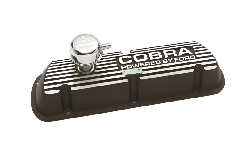 Ford Racing Black Satin Valve Cover Cobra - Black Ops Auto Works
