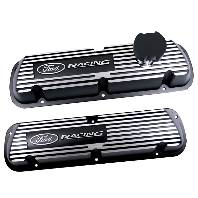 Ford Racing Black Satin Valve Covers Racing EFI - Black Ops Auto Works