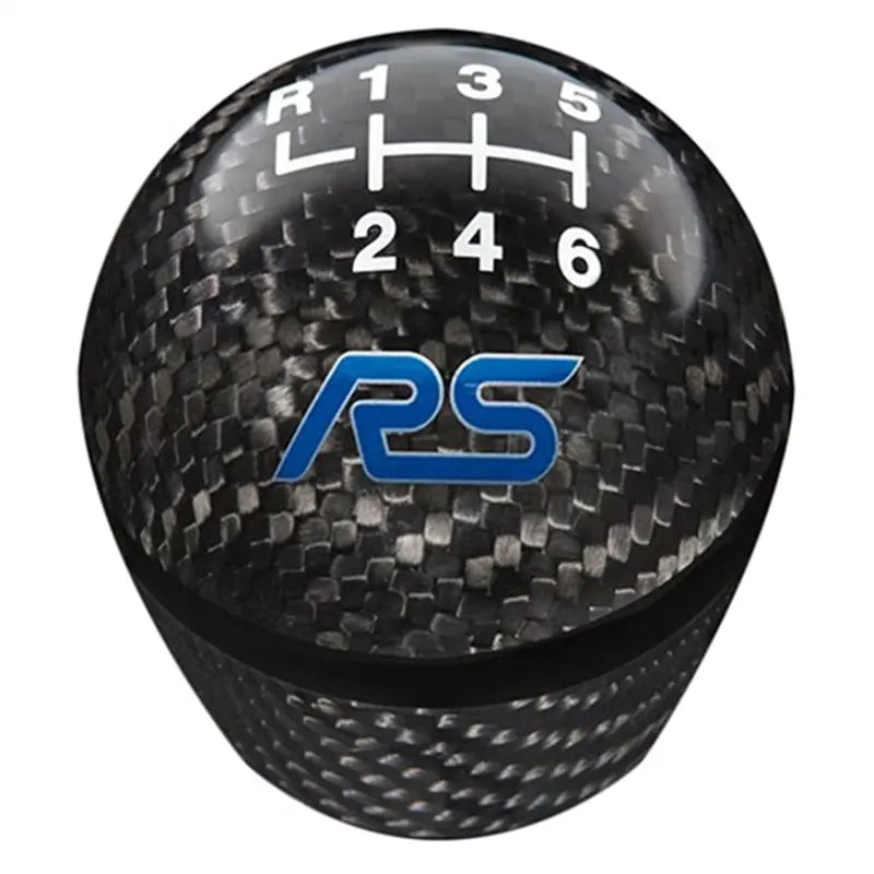 Ford Racing Focus RS Black Carbon Fiber Shift Knob 6 Speed - Black Ops Auto Works