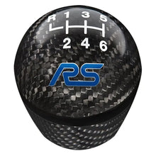 Load image into Gallery viewer, Ford Racing Focus RS Black Carbon Fiber Shift Knob 6 Speed - Black Ops Auto Works