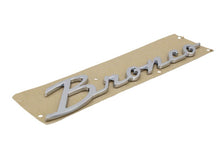 Load image into Gallery viewer, Ford Racing 21-23 Bronco Script Fender Badge - Silver - Ford Racing FRPM-1447-BSS