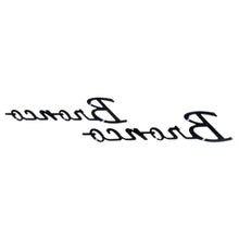 Load image into Gallery viewer, Ford Racing 21-23 Bronco Script Fender Badge - Silver - Ford Racing FRPM-1447-BSS