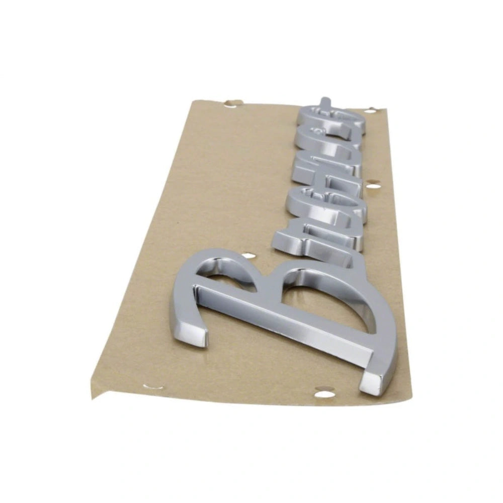 Ford Racing 21-23 Bronco Script Fender Badge - Silver - Ford Racing FRPM-1447-BSS