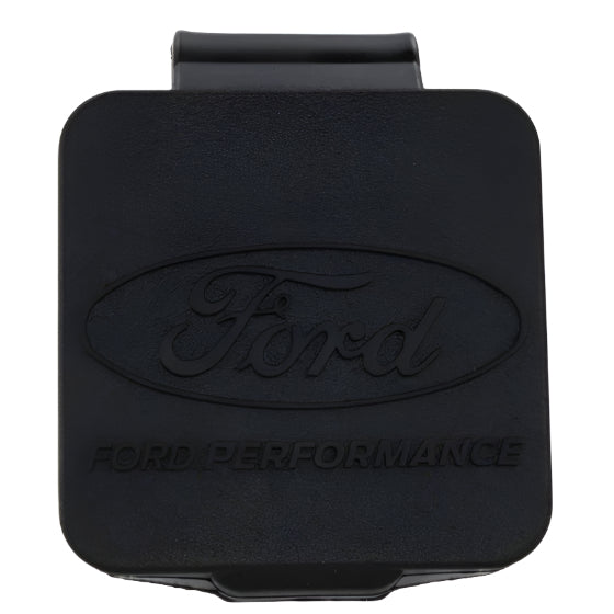 Ford Racing Rubber 2in Hitch Receiver Cover w/Ford Oval/Ford Performance Logo - Ford Racing FRPM-1840-FP
