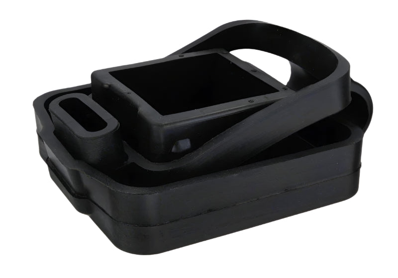 Ford Racing Rubber 2in Hitch Receiver Cover w/Ford Oval/Ford Performance Logo - Ford Racing FRPM-1840-FP