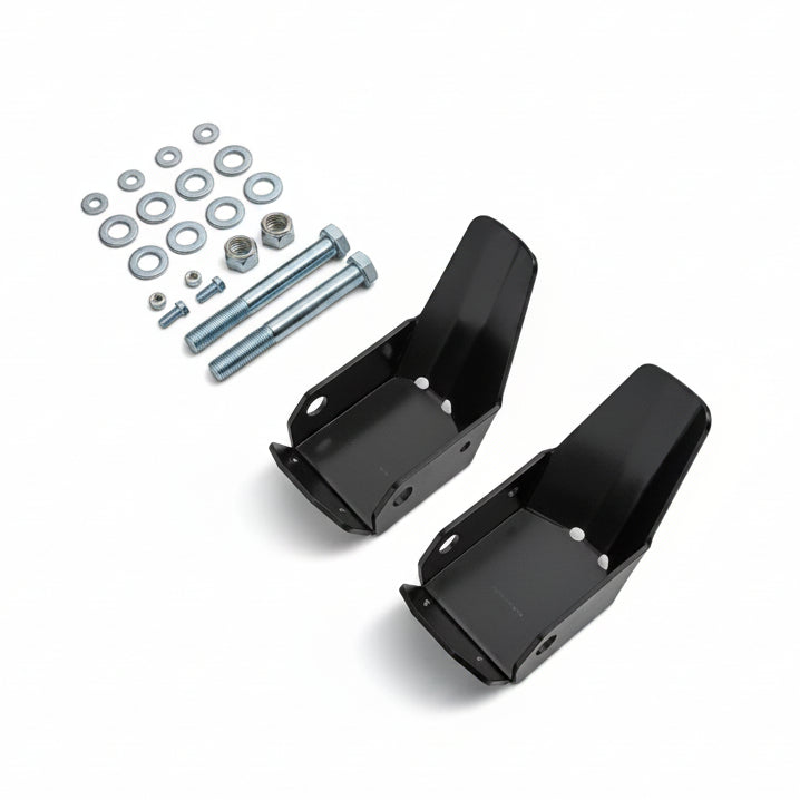 Ford Racing 21-26 Ford Bronco Shock Mount Skid Plates - Black - Ford Racing FRPM-2500-SG