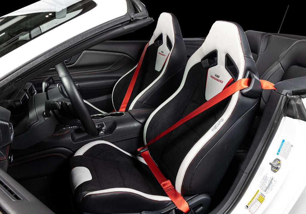 Ford Racing 2024+ Mustang Ford Performance Logo Recaro Seat Set - Ford Racing frpM-63660005-MG