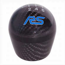 Load image into Gallery viewer, Ford Racing Focus RS Black Carbon Fiber Shift Knob 6 Speed - Ford Racing FRPM-7213-FRSCF