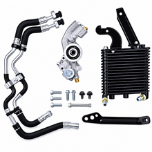 Load image into Gallery viewer, Ford Racing M-6642-M50D engine oil cooler kit for 2024+ Ford Mustang GT 5.0L