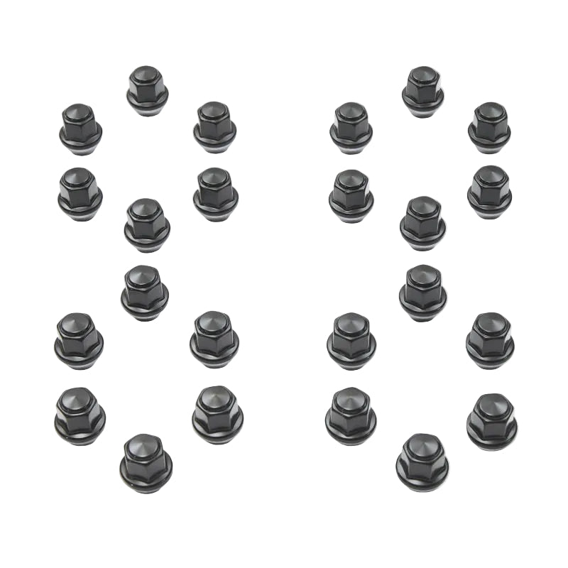 Ford Racing M14 x 1.5 Black Lug Nut - Set of 24 Ford Racing FRPM-1012K-F15B
