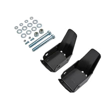 Load image into Gallery viewer, Ford Racing shock mount skid plate pair for Ford Bronco, black finish, product studio shot