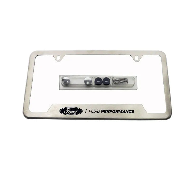 Ford Racing Stainless Steel Ford Performance License Plate Frame - Black Ops Auto Works