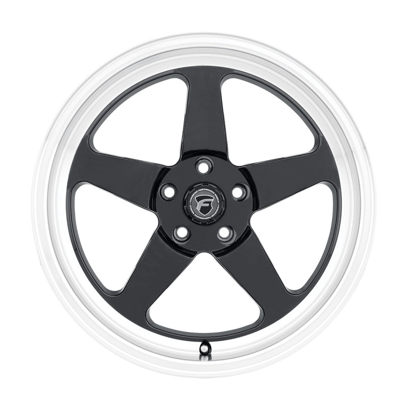 Forgestar D5 Drag 18x9.0 / 5x114.3 BP / ET35 / 6.4in BS Gloss Black Wheel - Black Ops Auto Works