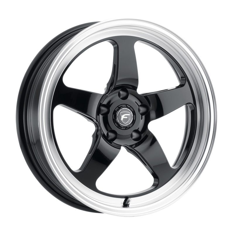 Forgestar D5 Drag 18x9.0 / 5x114.3 BP / ET35 / 6.4in BS Gloss Black Wheel - Black Ops Auto Works
