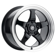 Load image into Gallery viewer, Forgestar D5 18x10 / 5x120.65 BP / ET+25 / 6.5in BS Gloss Black Machined Wheel - Forgestar FRGF09180062P26