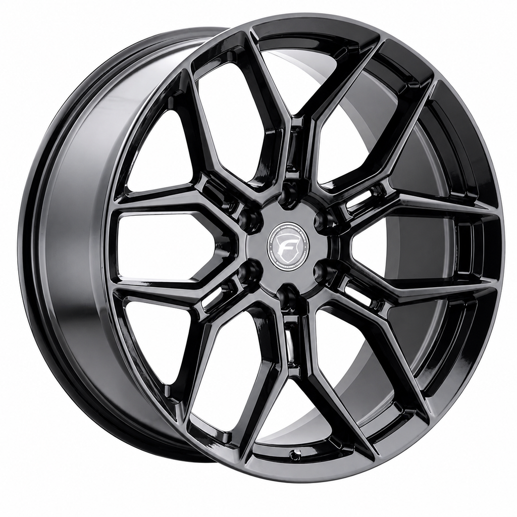 Forgestar X12 24x10 / 6x139.7 BP / ET30 / 6.68 BS Gloss Black Wheel - Forgestar FRGF03140084P30