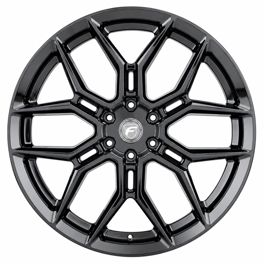 Forgestar X12 24x10 / 6x139.7 BP / ET30 / 6.68 BS Gloss Black Wheel - Forgestar FRGF03140084P30