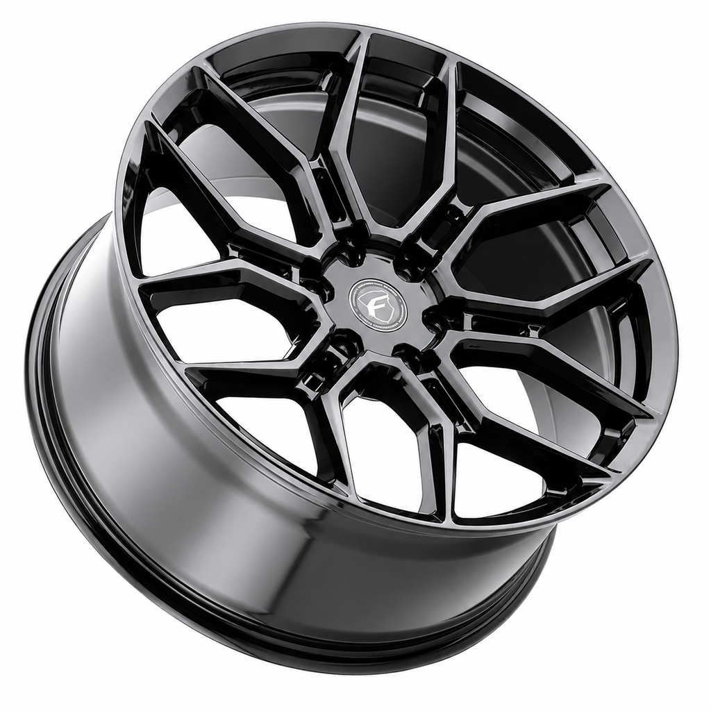 Forgestar X12 24x10 / 6x139.7 BP / ET30 / 6.68 BS Gloss Black Wheel - Forgestar FRGF03140084P30