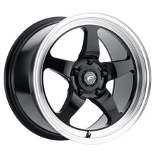 Load image into Gallery viewer, Forgestar D5 18x10 / 5x120.65 BP / ET+25 / 6.5in BS Gloss Black Machined Wheel - Forgestar FRGF09180062P26
