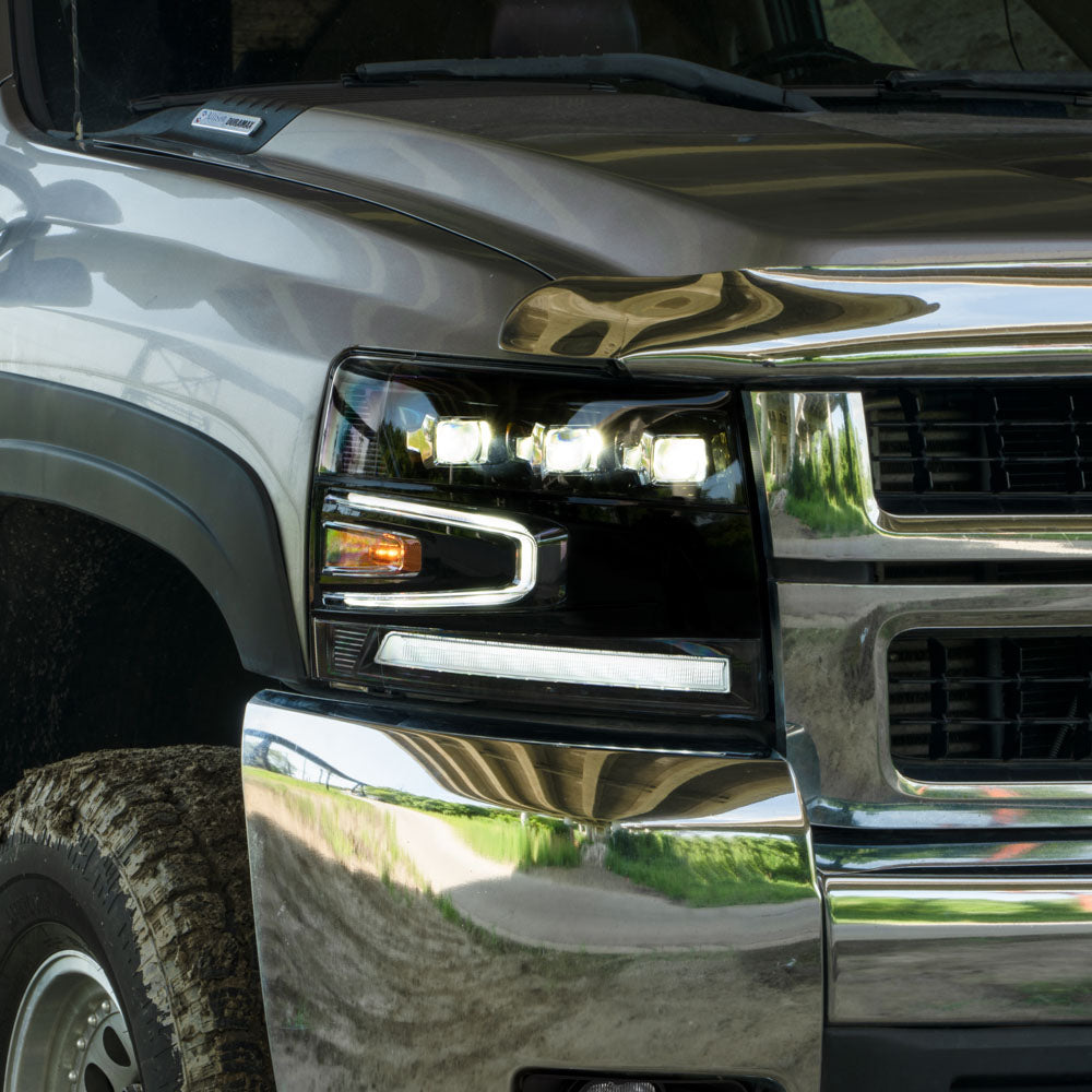 Form Lighting - 2007-2013 Chevrolet Silverado LED Projector Headlights (pair) - Form Lighting FL0005