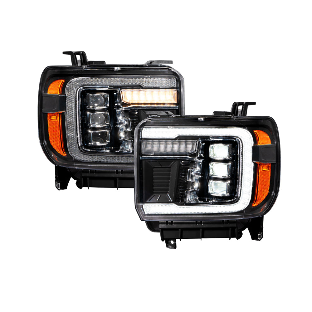 Form Lighting - 2014 GMC Sierra LED Projector Headlights (pair) - Form Lighting FL0012