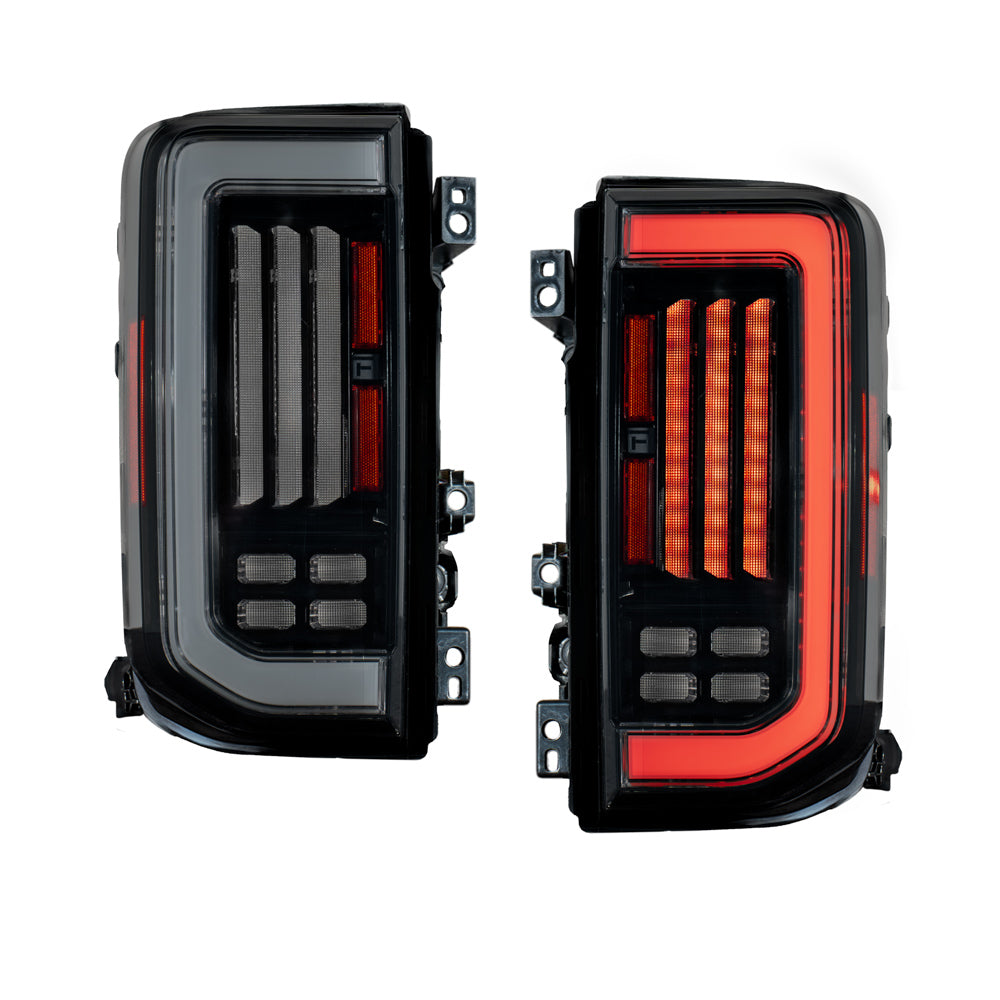Form Lighting - 2021-2025 Ford Bronco LED Tail Lights, Red (pair) - Form Lighting FL0085