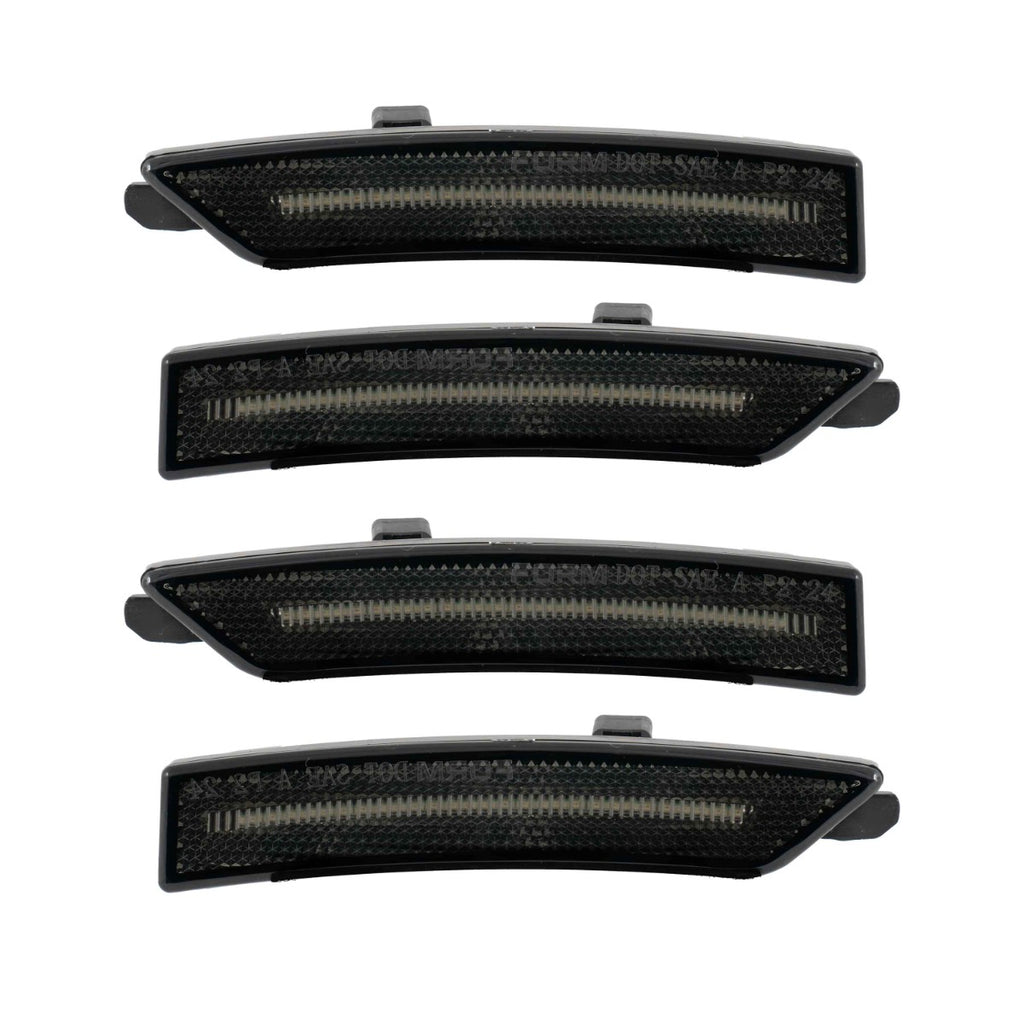 Form Lighting - 2024 Mustang LED Sidemarkers Smoked (set) - Form Lighting FL0091