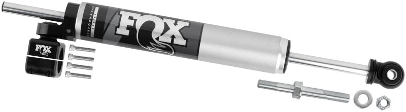 FOX Fox 2007+ Jeep JK 8.2in 2.0 Tie Rod Clamp Steering Stabilizer