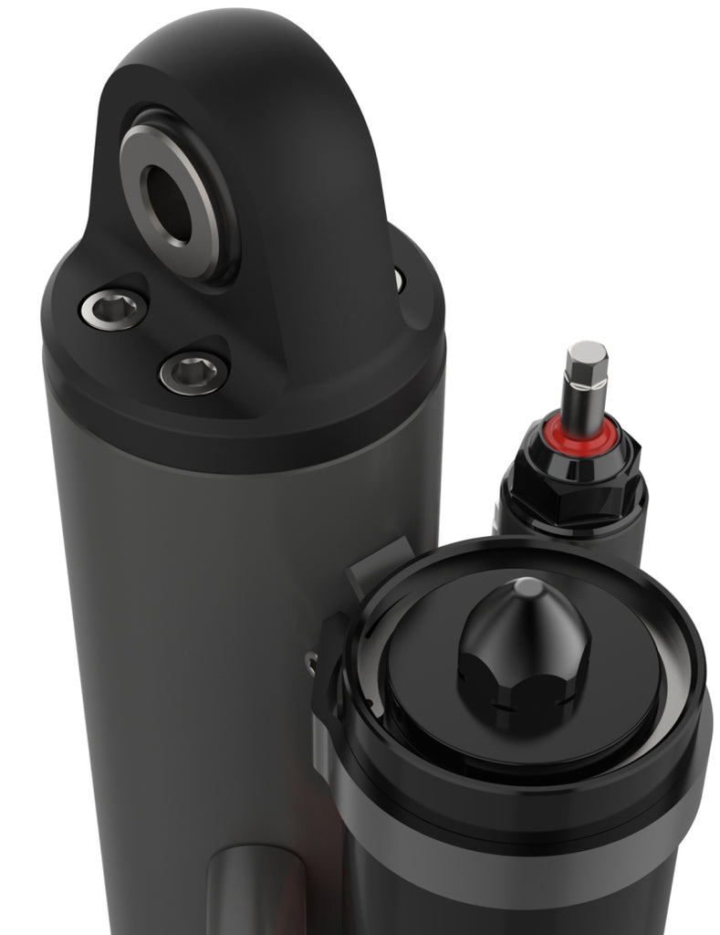 FOX Fox 3.5 Factory Race 3/4in Shaft 5-Tube External Bypass 18in Piggyback Shock - Left