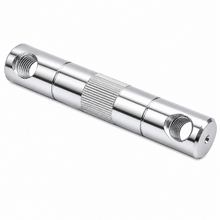 Load image into Gallery viewer, Fox bar pin with M12 x 1.75 holes 3.5 spacing and zinc plated 1045 steel construction