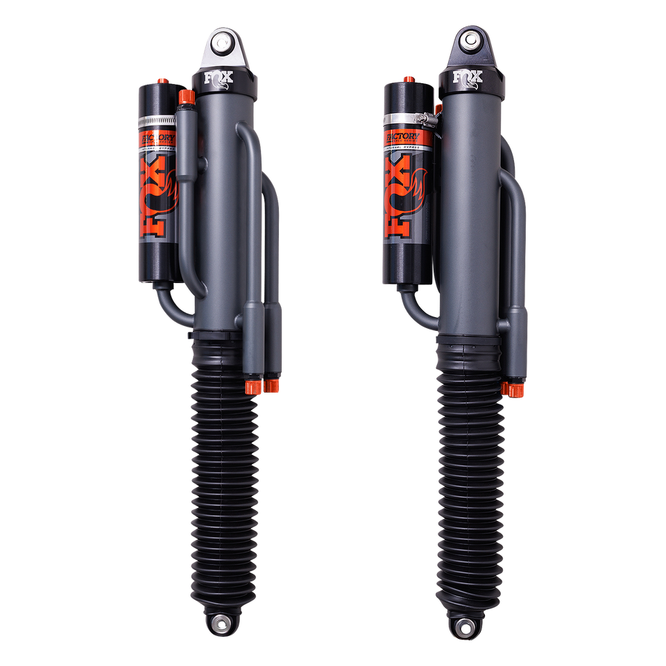 FOX Fox Ford Raptor 3.0 Factory Series 11.48in. External QAB P/B Reservoir Rear Shock Set - Black/Zinc