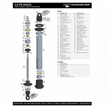 Load image into Gallery viewer, Fox Shaft Eyelet Replacement .900 W 4.488 TLG 5/8-18 Shaft 1.975 OD .9995 ID Black Ano II - FOX 213-01-238-A