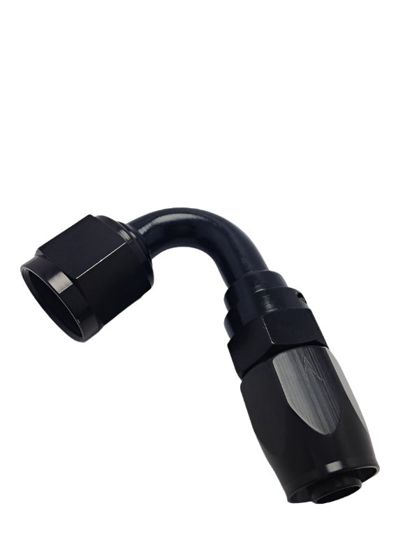 Fragola -10AN x 120 Degree Pro-Flow Hose End - Black - Black Ops Auto Works