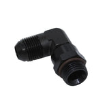 Fragola -10AN x 7/8 - 14 (10) 90 Degree Swivel - Black