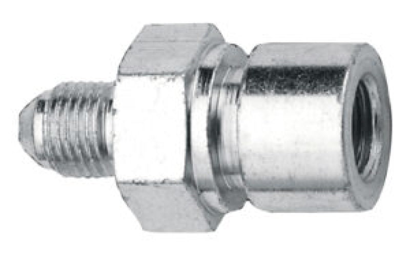 Fragola -3AN x 10 x 1.0 I.F.Tubing Adapter - Steel - Black Ops Auto Works
