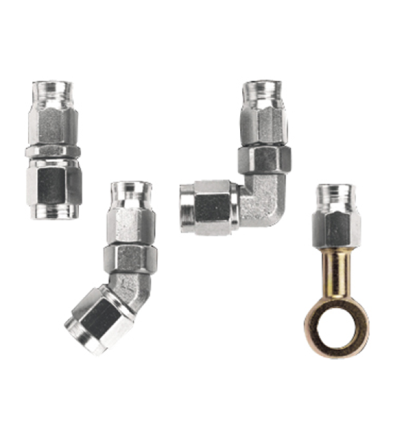 Fragola -3AN x 45 Degree Hose End Forged - Black Ops Auto Works