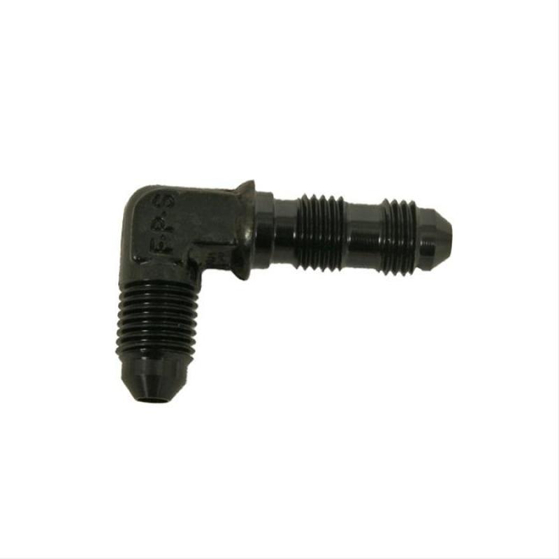 Fragola -3AN x 90 Degree Bulkhead - Black - Black Ops Auto Works