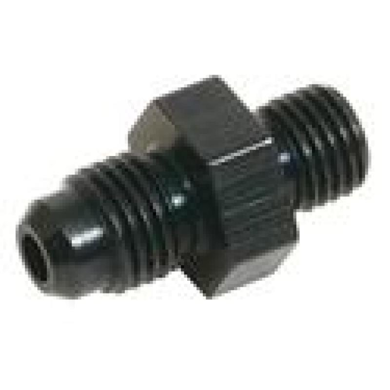 Fragola -4AN x 10 Degree x 1.0 Adapter - Black - Black Ops Auto Works