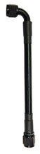 Load image into Gallery viewer, Fragola -6AN Ext Black PTFE Hose Assembly Straight x 90 Degree 20in - Black Ops Auto Works
