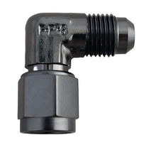 Load image into Gallery viewer, Fragola -6AN Female - Male Flare 90 Degree - Black - Black Ops Auto Works