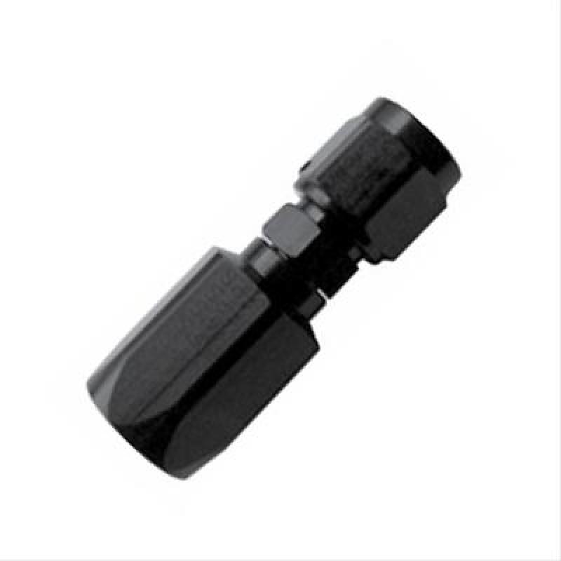 Fragola -6AN Straight Aluminum P/S Hose End - Black Only - Black Ops Auto Works