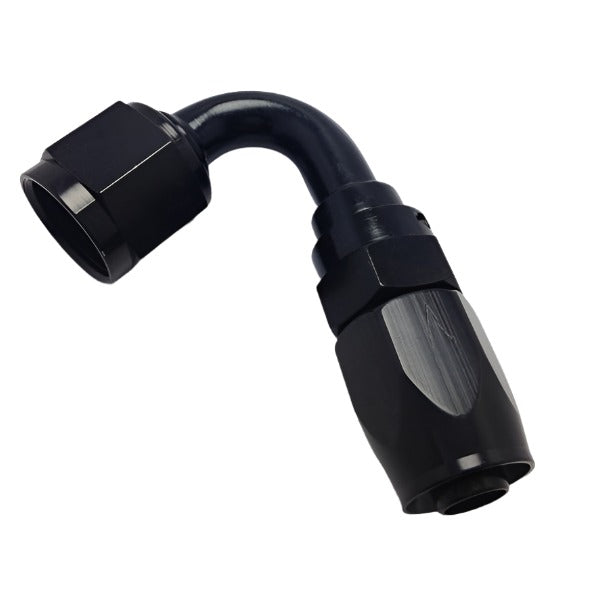Fragola -6AN x 120 Degree Pro-Flow Hose End - Black - Black Ops Auto Works