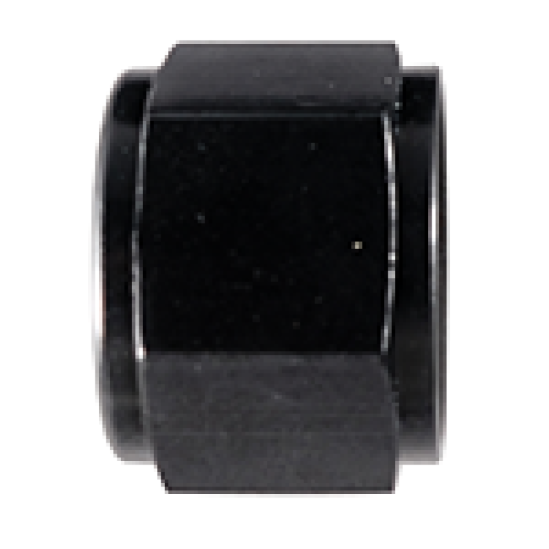Fragola -8AN Aluminum Flare Cap - Black - Black Ops Auto Works