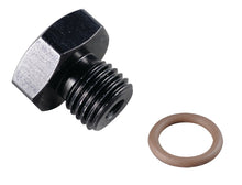 Load image into Gallery viewer, Fragola -8AN Port Plug 3/4-16 - Black - Black Ops Auto Works