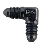 Fragola -8AN x 90 Degree Union Fitting - Black