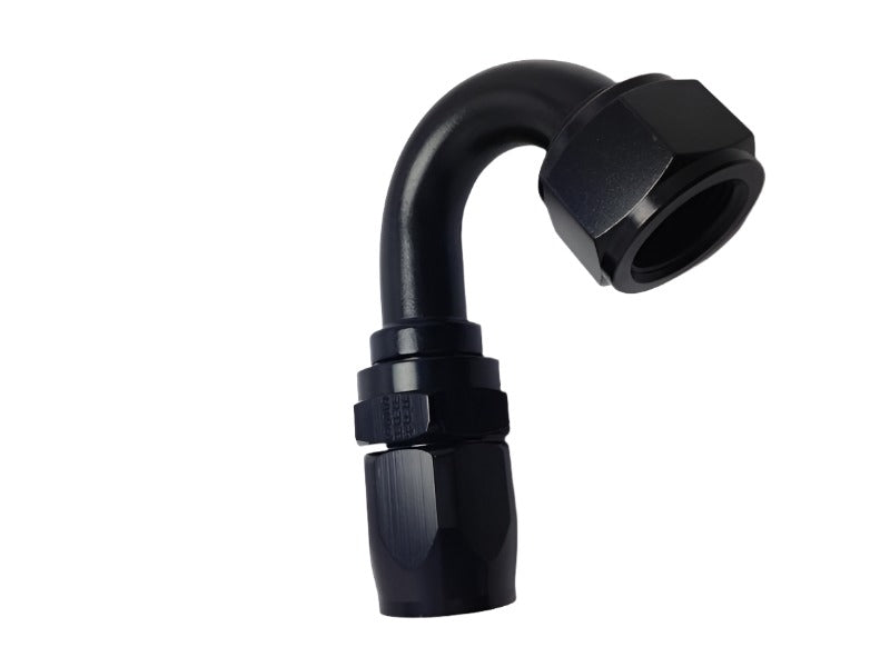 Fragola -16AN x 150 Degree Pro-Flow Hose End - Black - Fragola 231516-BL